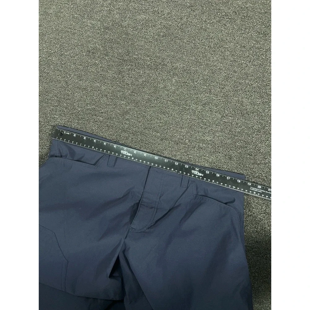 New Eddie Bauer Fleece Lined Tech Pants Men's 36x32 Navy Blue Outdoors Gorpcore